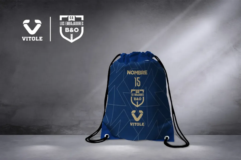 Mochila de cordón deportiva $45.000
